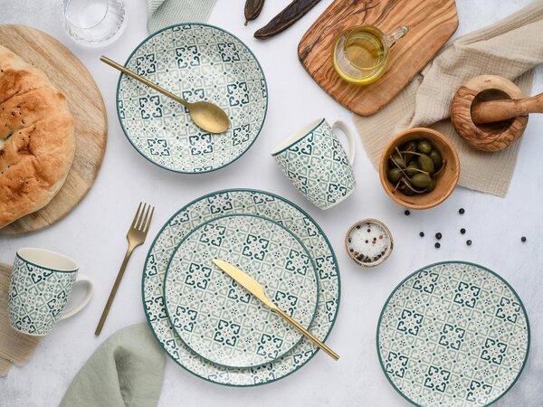 KOMBINOVANÝ SERVIS, 16-dielne, pórovina Creatable - Online Only bytové doplnky, Online Only