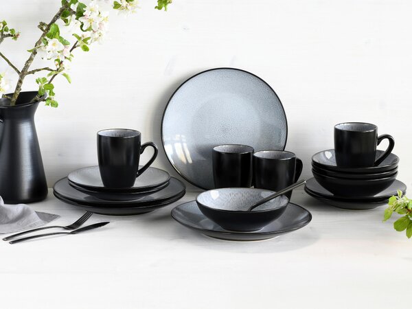 KOMBINOVANÝ SERVIS, 16-dielne, kamenina Creatable - Online Only bytové doplnky, Online Only