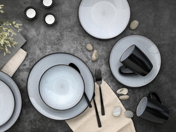 KOMBINOVANÝ SERVIS, 16-dielne, kamenina Creatable - Online Only bytové doplnky, Online Only