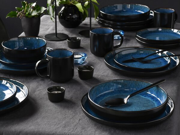KOMBINOVANÝ SERVIS, 16-dielne, kamenina Creatable - Online Only bytové doplnky, Online Only