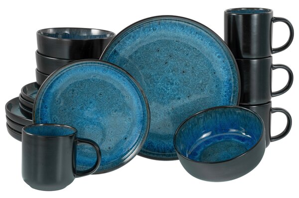 KOMBINOVANÝ SERVIS, 16-dielne, kamenina Creatable - Online Only bytové doplnky, Online Only