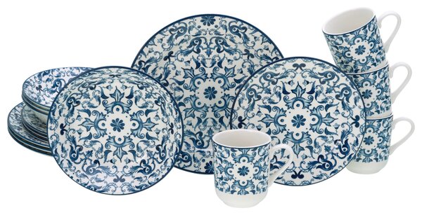 KOMBINOVANÝ SERVIS, 16-dielne, pórovina Creatable - Online Only bytové doplnky, Online Only