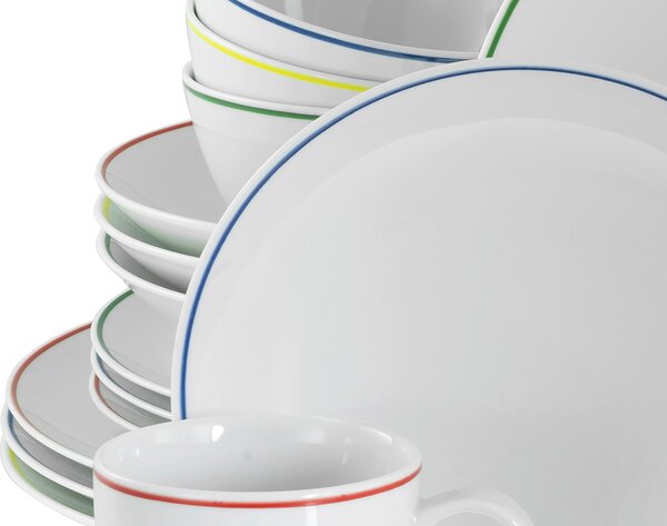 KOMBINOVANÝ SERVIS, 20-dielne, porcelán Creatable - Online Only bytové doplnky, Online Only