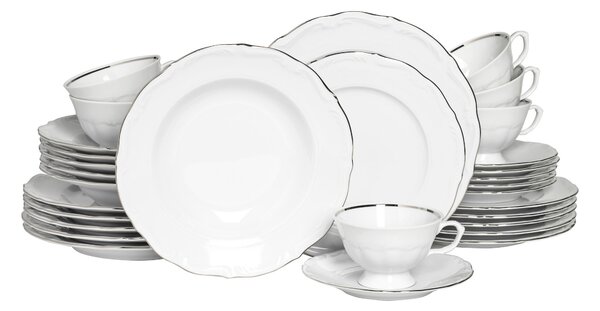 KOMBINOVANÝ SERVIS, 30-dielne, porcelán Creatable - Online Only bytové doplnky, Online Only