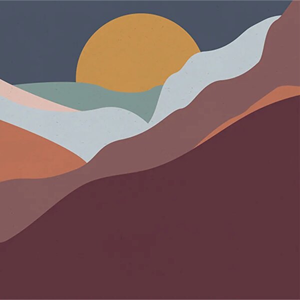 VLADILA Postcard Desert Night Sky - tapeta