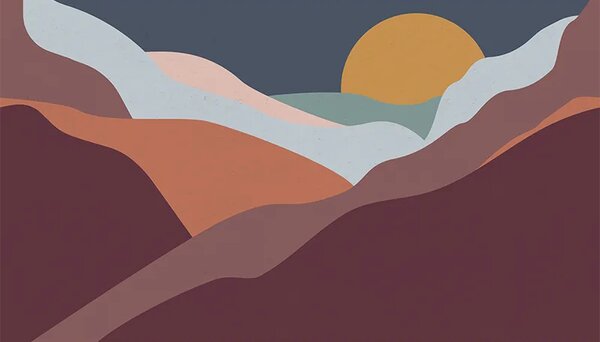VLADILA Postcard Desert Night Sky - tapeta