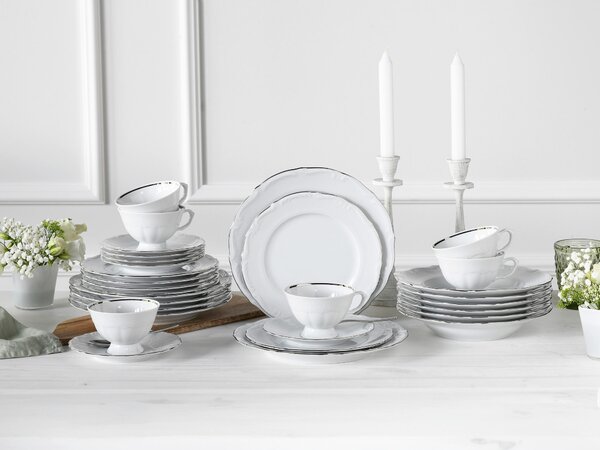 KOMBINOVANÝ SERVIS, 30-dielne, porcelán Creatable - Online Only bytové doplnky, Online Only