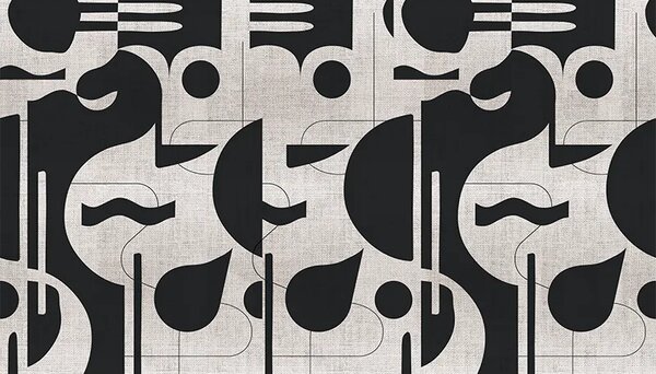 VLADILA Contours In Bold (Monochrome) - tapeta