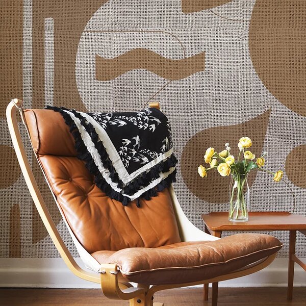 VLADILA Contours In Bold (Cream) - tapeta
