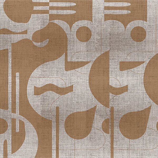 VLADILA Contours In Bold (Cream) - tapeta