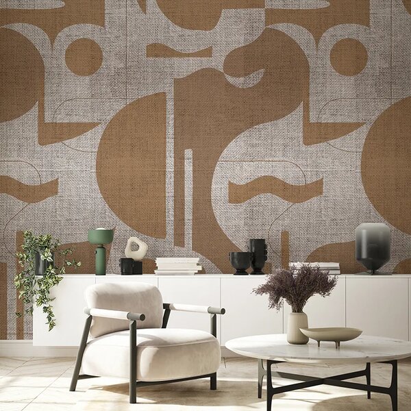VLADILA Contours In Bold (Cream) - tapeta