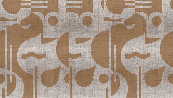 VLADILA Contours In Bold (Cream) - tapeta