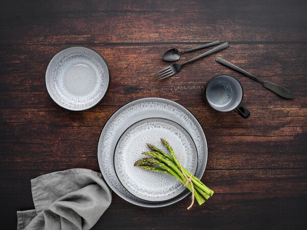 KOMBINOVANÝ SERVIS, 16-dielne, kamenina Creatable - Online Only bytové doplnky, Online Only