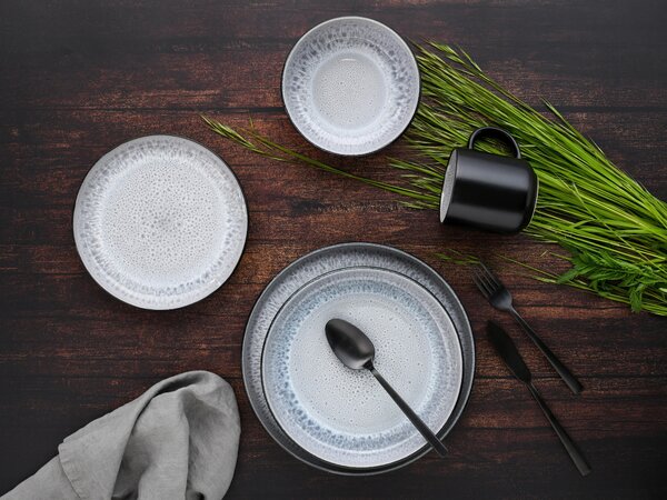 KOMBINOVANÝ SERVIS, 16-dielne, kamenina Creatable - Online Only bytové doplnky, Online Only