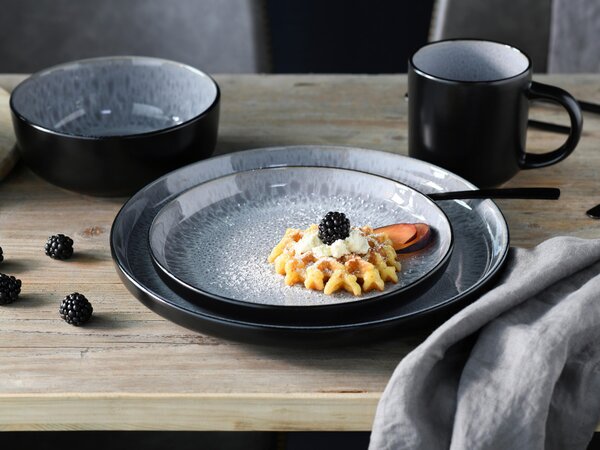 KOMBINOVANÝ SERVIS, 16-dielne, kamenina Creatable - Online Only bytové doplnky, Online Only