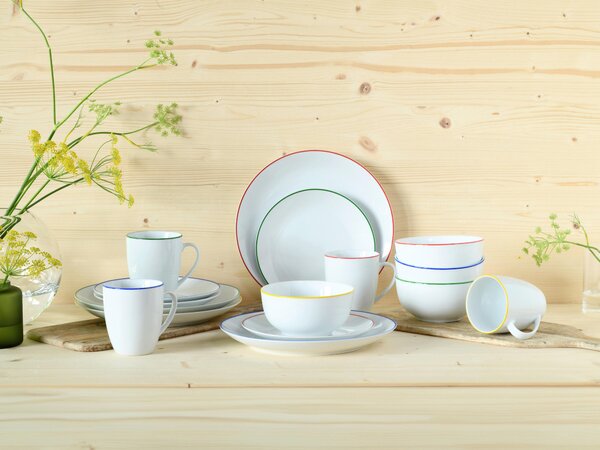 KOMBINOVANÝ SERVIS, 16-dielne, porcelán Creatable - Online Only bytové doplnky, Online Only