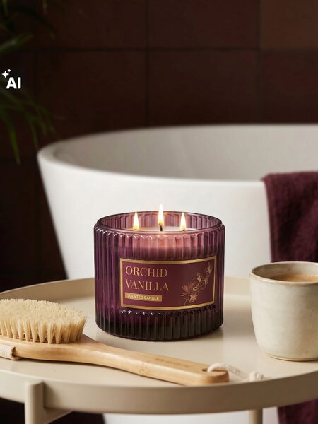 Sinsay - Vonná sviečka Orchid Vanilla - fialová