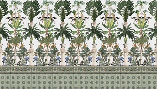 VLADILA Tropical Columns (Light) - tapeta