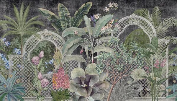 VLADILA Verdant Mosaic (Dark) - tapeta