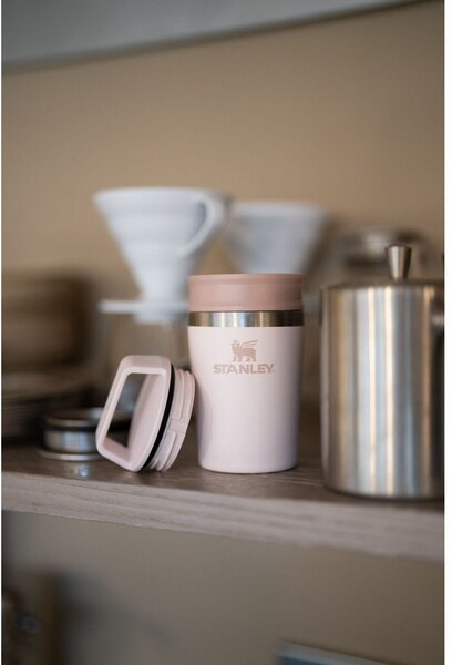 Svetloružový termo hrnček z nehrdzavejúcej ocele 230 ml Café-To-Go Travel Mug Rose Quartz – Stanley