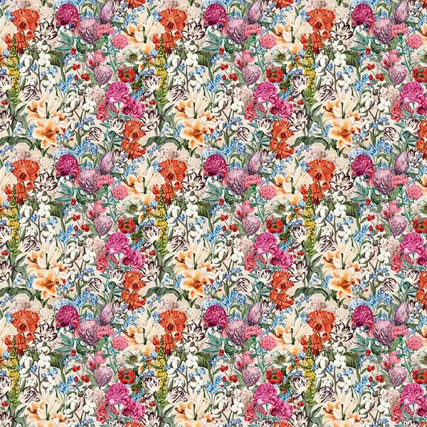 VLADILA Primavera Flowers (Cream) - tapeta
