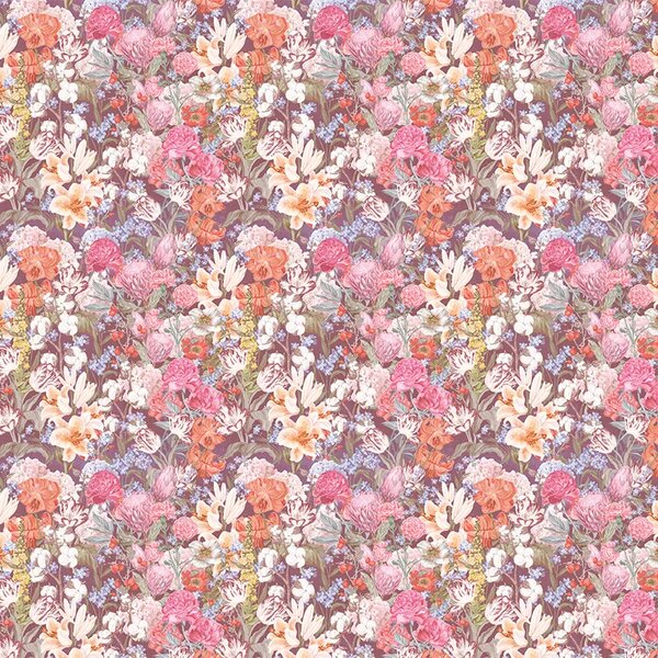 VLADILA Primavera Pastel Flowers (Dark) - tapeta