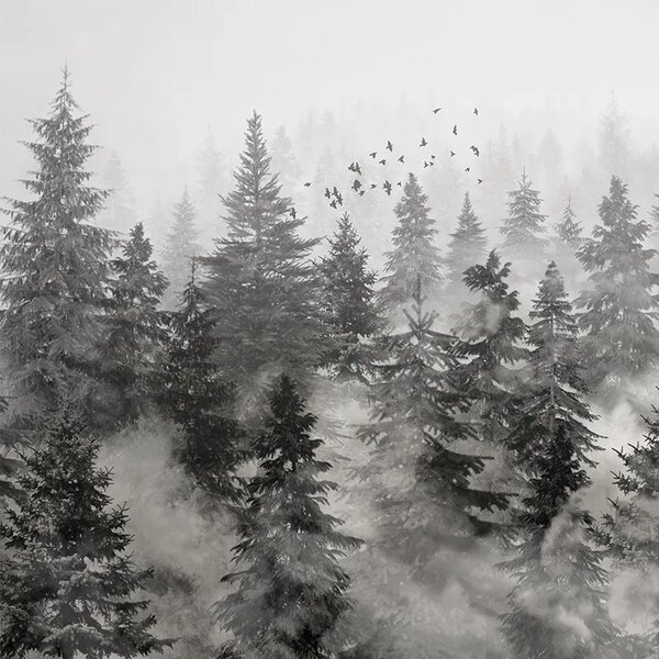 VLADILA Rivian Forest Charcoal - tapeta