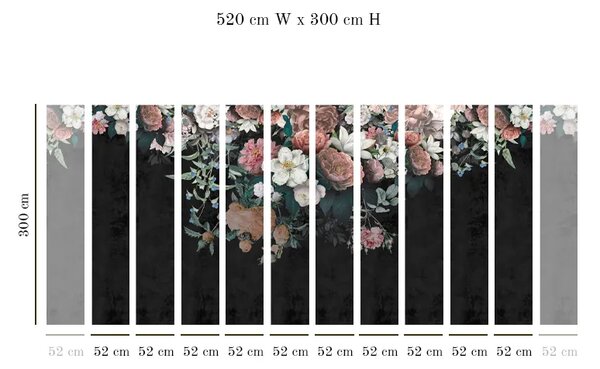 VLADILA Painterly Roses - tapeta