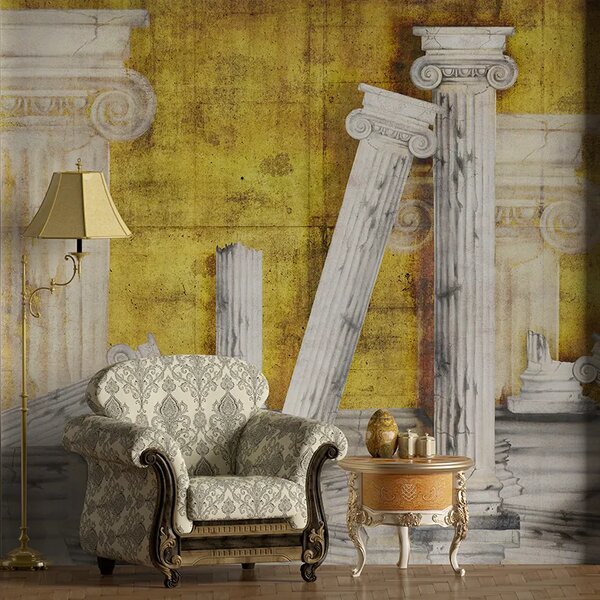 VLADILA Antique Alabaster In Gold - tapeta