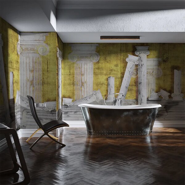VLADILA Antique Alabaster In Gold - tapeta