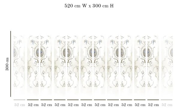 VLADILA Royal Animals White - tapeta