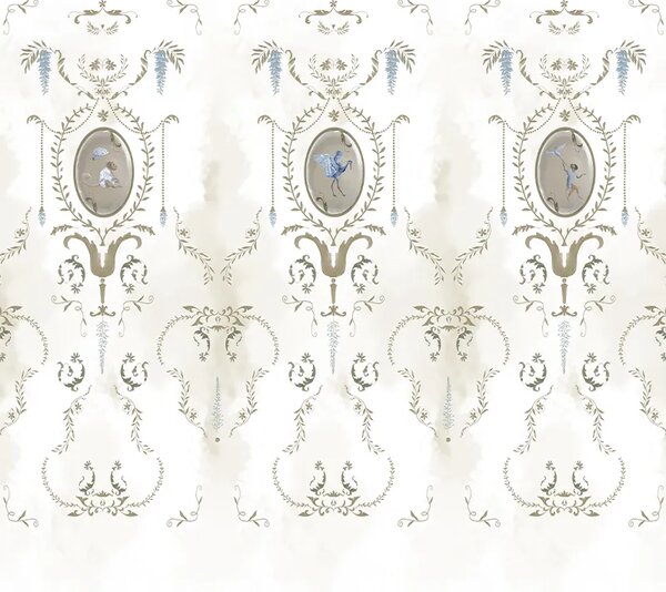 VLADILA Royal Animals White - tapeta