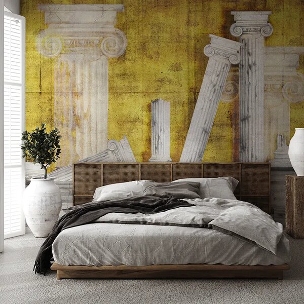 VLADILA Antique Alabaster In Gold - tapeta