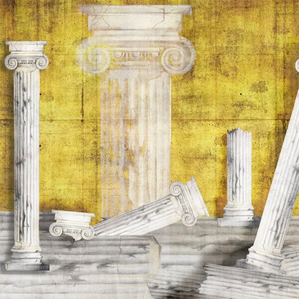VLADILA Antique Alabaster In Gold - tapeta