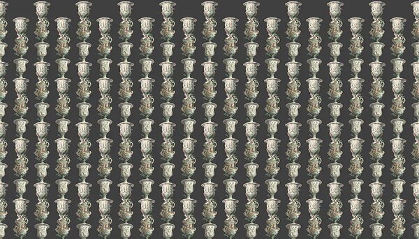 VLADILA Tower Of Abundance Black - tapeta