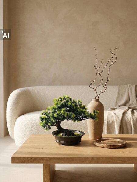 Sinsay - Dekoratívna rastlina bonsai v kvetináči - zelená