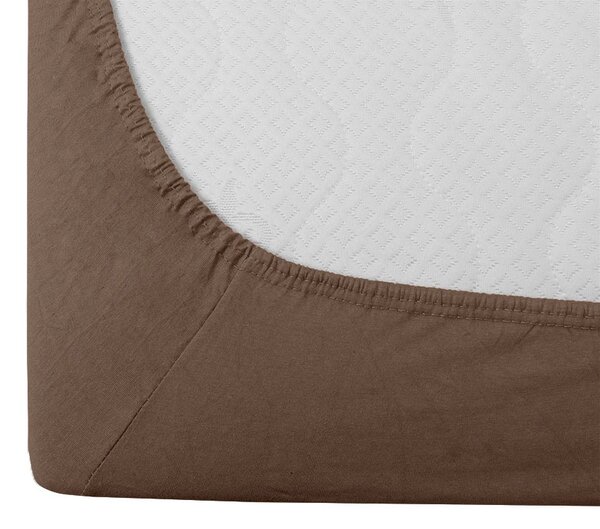 Jersey plachta EXCLUSIVE tmavohnedá 200 x 220 cm