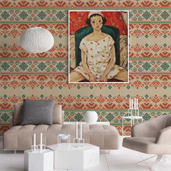 VLADILA Pastel Traditional Romanesc - tapeta