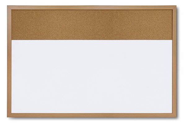 Combi Board whiteboard / korok 60 × 90 cm, biela