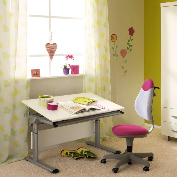 OTOČNÁ STOLIČKA PRE MLÁDEŽ, sieťovina, ružová, biela Paidi - Detské izby