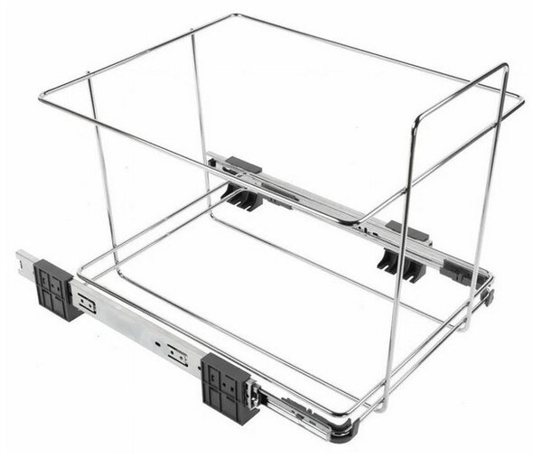 Vstavaný kôš na triedený odpad s rámom 12 + 12 l, sivá