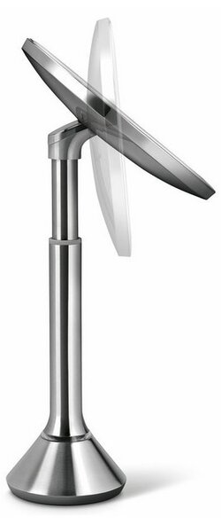 Zrkadlo Simplehuman s nastavitelným jasom Dual LED, matný nerez