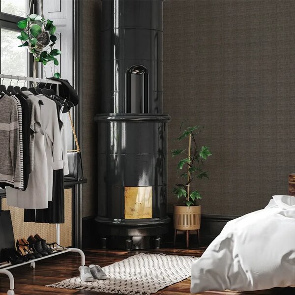 VLADILA Dark Grey Flannel - tapeta