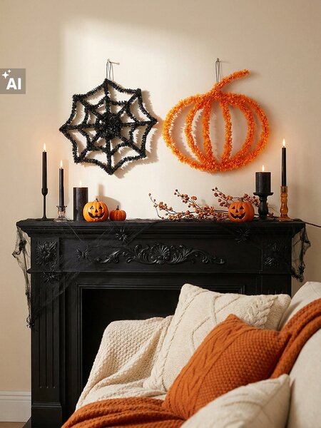 Sinsay - Nástenná dekorácia s halloweenskym motívom 2 pack - viacfarebná