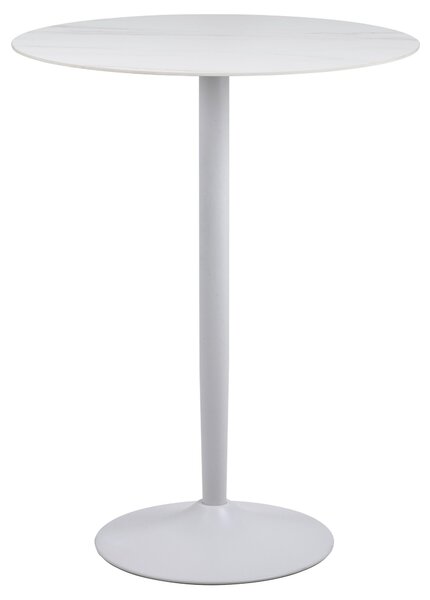BAROVÝ STÔL, biela, 80/80/105 cm P & B - Online Only jedálne, Online Only