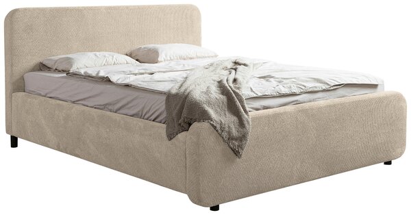 ČALÚNENÁ POSTEĽ, 180/200 cm, prírodná farba MID.YOU - Online Only spálne, Online Only