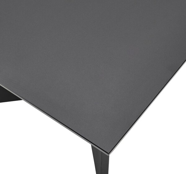 KONFERENČNÝ STOLÍK, čierna, kov, sklo, 110/60/40 cm Livetastic - Stolíky do obývačky, Online Only