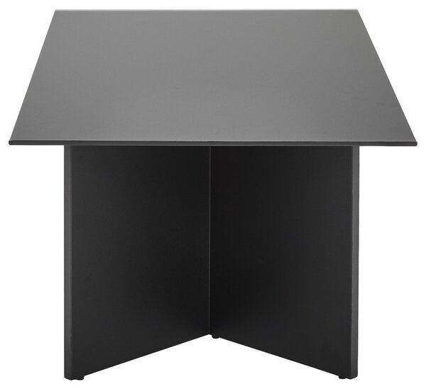 KONFERENČNÝ STOLÍK, čierna, kov, sklo, 110/60/40 cm Livetastic - Stolíky do obývačky, Online Only