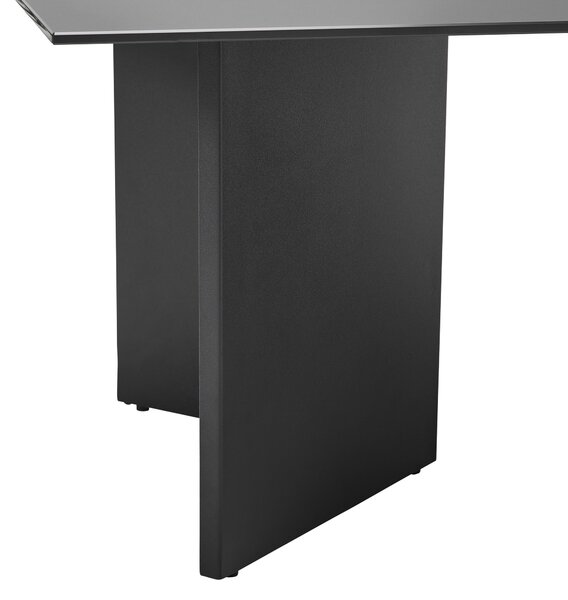 KONFERENČNÝ STOLÍK, čierna, kov, sklo, 110/60/40 cm Livetastic - Stolíky do obývačky, Online Only