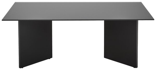 KONFERENČNÝ STOLÍK, čierna, kov, sklo, 110/60/40 cm Livetastic - Stolíky do obývačky, Online Only